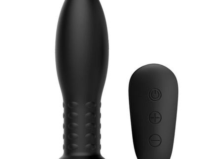 MR PLAY - PLUG WITH BLACK ROTATING BALLS REMOTE CONTROL