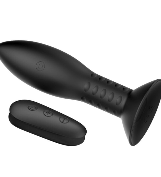 MR PLAY - PLUG WITH BLACK ROTATING BALLS REMOTE CONTROL