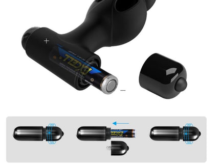 MR PLAY - SILICONE ANAL PLUG WITH VIBRATION