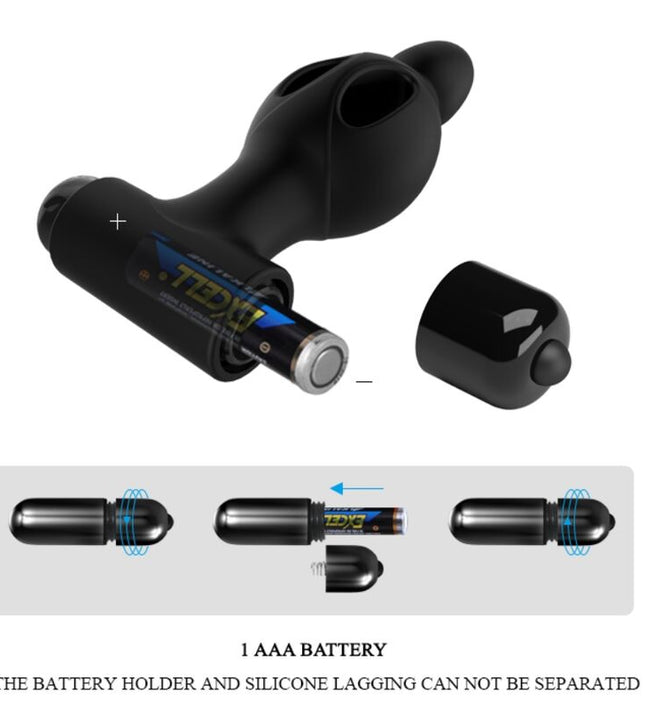 MR PLAY - SILICONE ANAL PLUG WITH VIBRATION