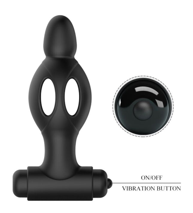 MR PLAY - SILICONE ANAL PLUG WITH VIBRATION