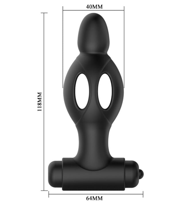 MR PLAY - SILICONE ANAL PLUG WITH VIBRATION