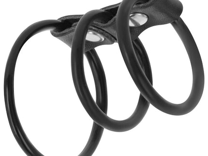 DARKNESS - SET OF 3 FLEXIBLE PENIS RINGS
