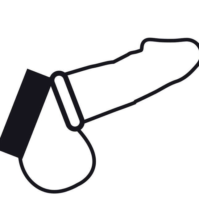 DARKNESS - METAL RING FOR THE PENIS AND TESTICLES