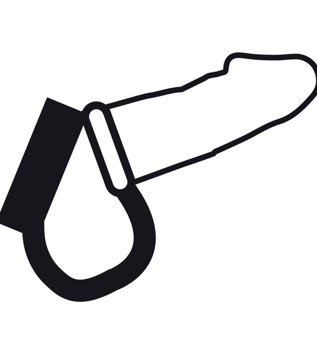 DARKNESS - BDSM COCK AND TESTICLE RING