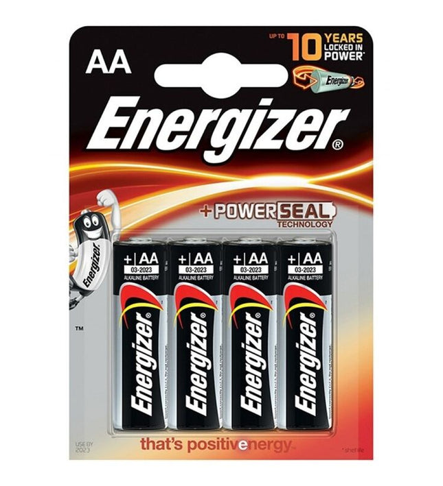 ENERGIZER - ALKALINE POWER BATTERY AA LR6 *4