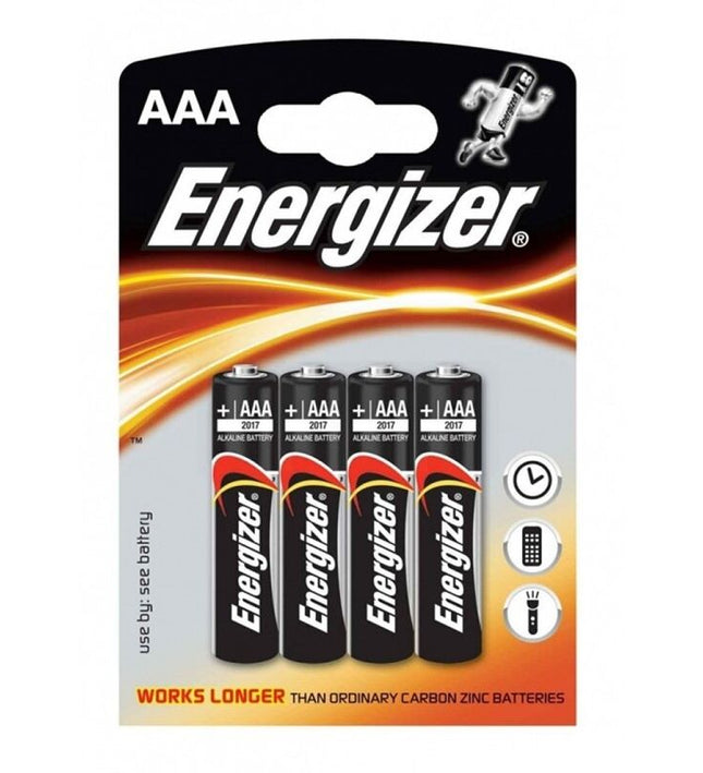 ENERGIZER - ALKALINE POWER BATTERY AAA LR03 *4