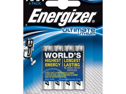 ENERGIZER - ULTIMATE LITHIUM AAA L92 LR03 1,5V *4