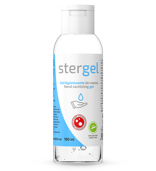 STERGEL - HYDROALCOHOLIC HAND SANITIZING GEL ALOE VERA 100ML