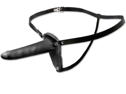 FETISH FANTASY SERIES - LEATHER STRAP-ON