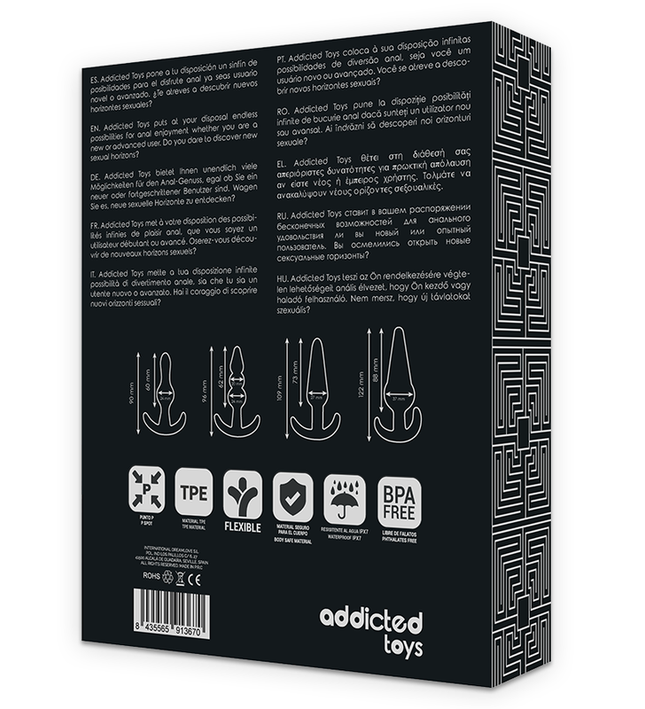 ADDICTED TOYS - SET 4 ANAL PLUGS