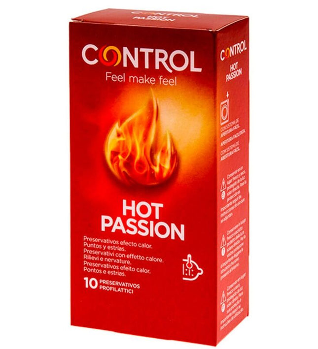 CONTROL - HOT PASSION WARMING EFFECT 10 UNITS