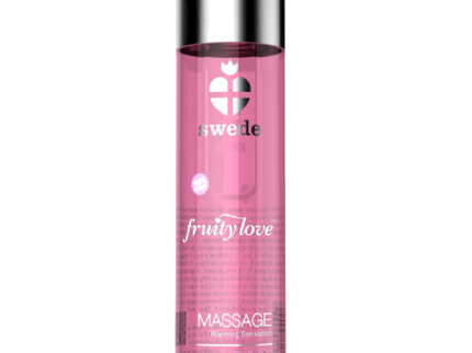 SWEDE - FRUITY LOVE WARMING EFFECT MASSAGE OIL SPARKLING STRAWBERRY WINE 120 ML