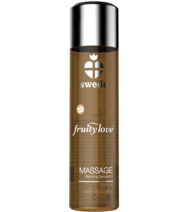 SWEDE - FRUITY LOVE WARMING EFFECT MASSAGE OIL INTENSE DARK CHOCOLATE 120 ML