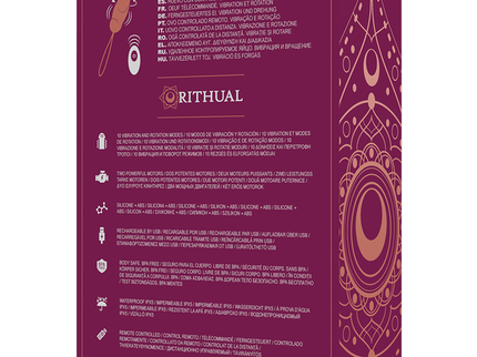 RITHUAL - ESHA EGG REMOTE CONTROL SYSTEM ROTATION + VIBRATION