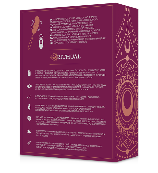 RITHUAL - ESHA EGG REMOTE CONTROL SYSTEM ROTATION + VIBRATION