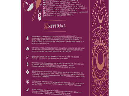 RITHUAL - PRIYA EGG REMOTE CONTROL G-SPOT + VIBRATION