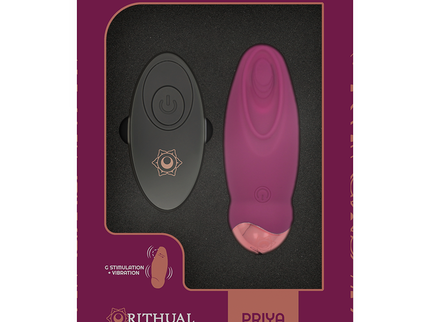 RITHUAL - PRIYA EGG REMOTE CONTROL G-SPOT + VIBRATION