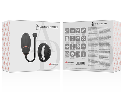 ANNE'S DESIRE - EGG REMOTE CONTROL TECHNOLOGY WATCHME BLACK