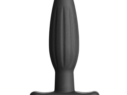 ELECTRASTIM - SILICONE BLACK ROCKER BUTT PLUG SMALL