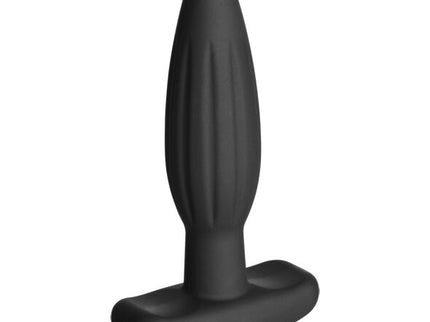 ELECTRASTIM - SILICONE BLACK ROCKER BUTT PLUG SMALL