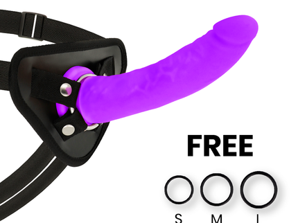 DELTA CLUB - TOYS ARNES + DONG PURPLE SILICONE 20 CM -O- 4 CM