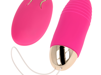 OHMAMA - REMOTE CONTROL VIBRATING EGG 10 SPEEDS PINK