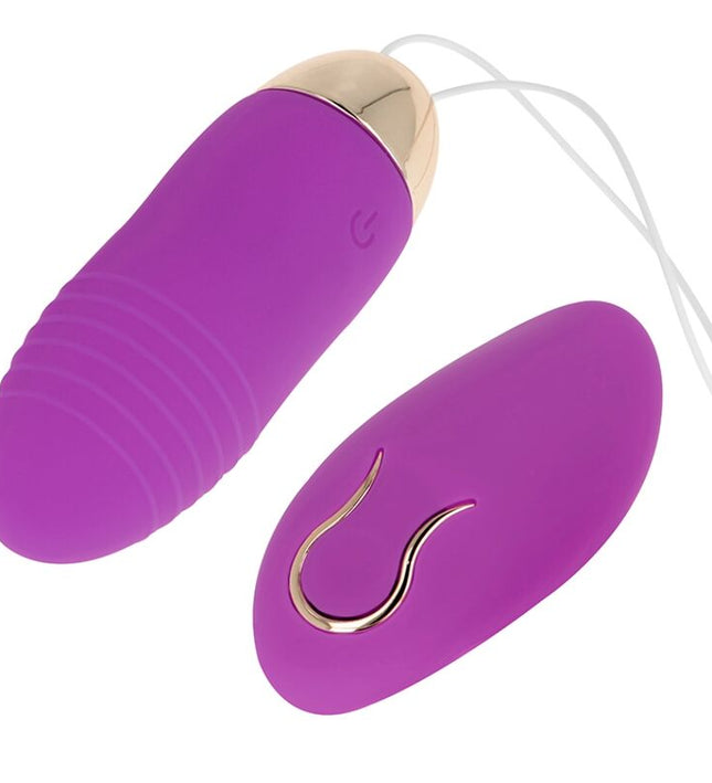 OHMAMA - REMOTE CONTROL VIBRATING EGG 10 SPEEDS PURPLE