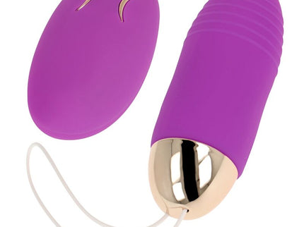 OHMAMA - REMOTE CONTROL VIBRATING EGG 10 SPEEDS PURPLE