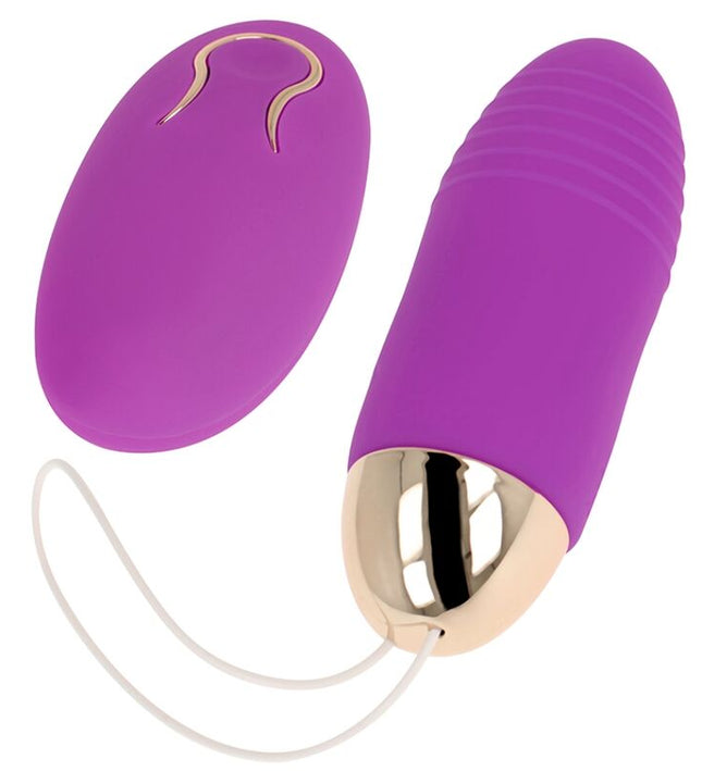 OHMAMA - REMOTE CONTROL VIBRATING EGG 10 SPEEDS PURPLE