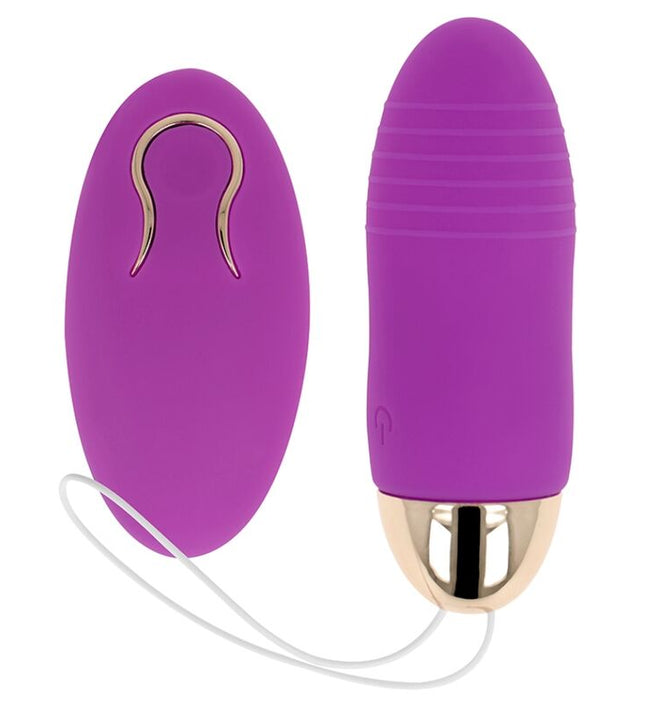 OHMAMA - REMOTE CONTROL VIBRATING EGG 10 SPEEDS PURPLE