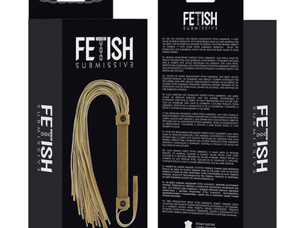 FETISH SUBMISSIVE ORIGEN - VEGAN LEATHER WHIP