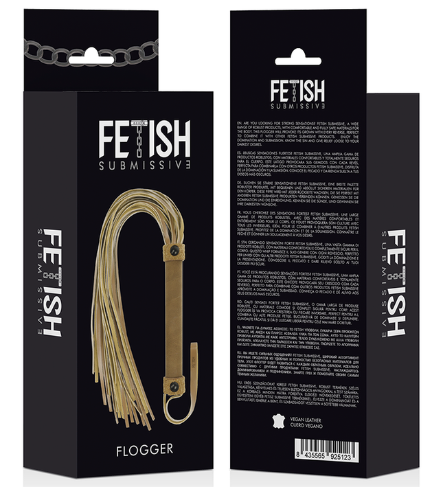 FETISH SUBMISSIVE ORIGEN - VEGAN LEATHER WHIP