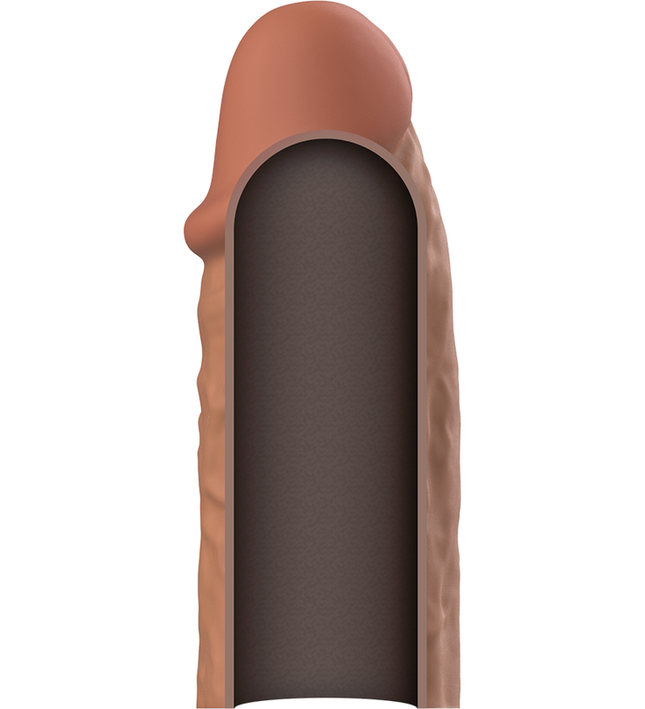 VIRILXL - LIQUID SILICONE V3 BROWN PENIS EXTENSION