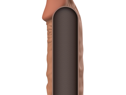 VIRILXL - LIQUID SILICONE V5 BROWN PENIS EXTENSION