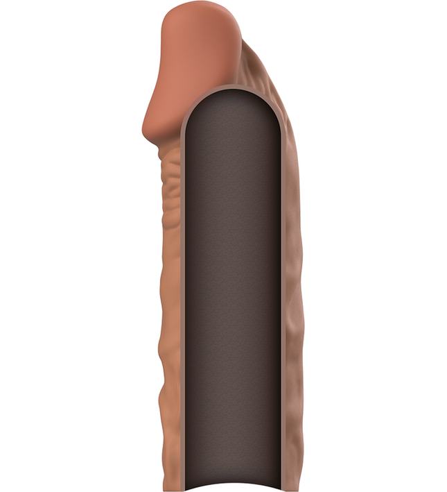 VIRILXL - LIQUID SILICONE V5 BROWN PENIS EXTENSION