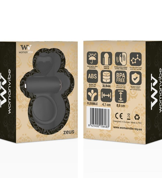 WOMANVIBE - ZEUS SILICONE VIBRATOR RING
