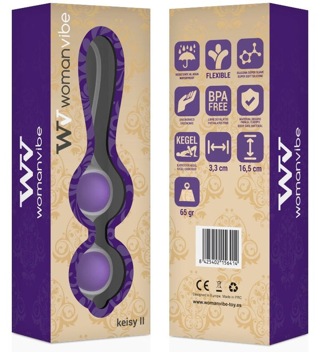 WOMANVIBE - KEISY II SILICONE BALLS