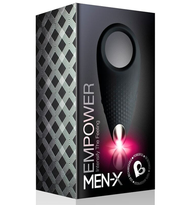 ROCKS-OFF - EMPOWER RECHARGEABLE COUPLES STIMULATOR - BLACK
