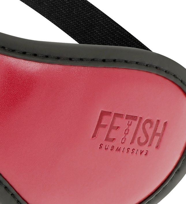 FETISH SUBMISSIVE DARK ROOM - VEGAN LEATHER MASK WITH NEOPRENE LINING