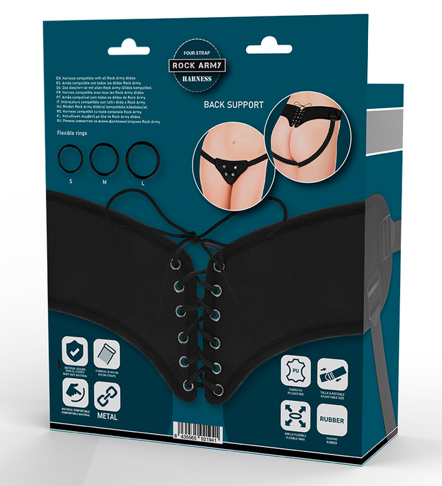 ROCKARMY - ADJUSTABLE HARNESS AND FLEXIBLE RINGS