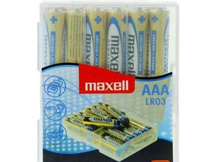 MAXELL - ALKALINE BATTERY AAA LR03 PACK * 24 BATTERIES