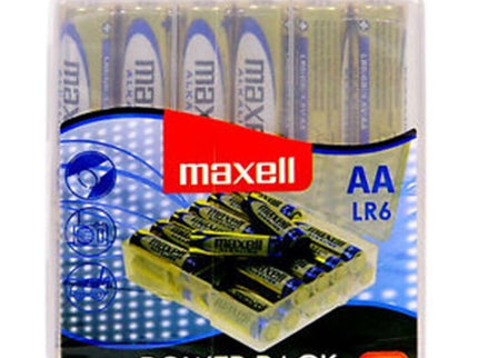 MAXELL - ALKALINE BATTERY AA LR6 PACK * 24 BATTERIES