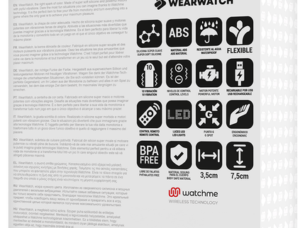 WEARWATCH - WATCHME TECHNOLOGY REMOTE CONTROL EGG FUCHSIA / JET