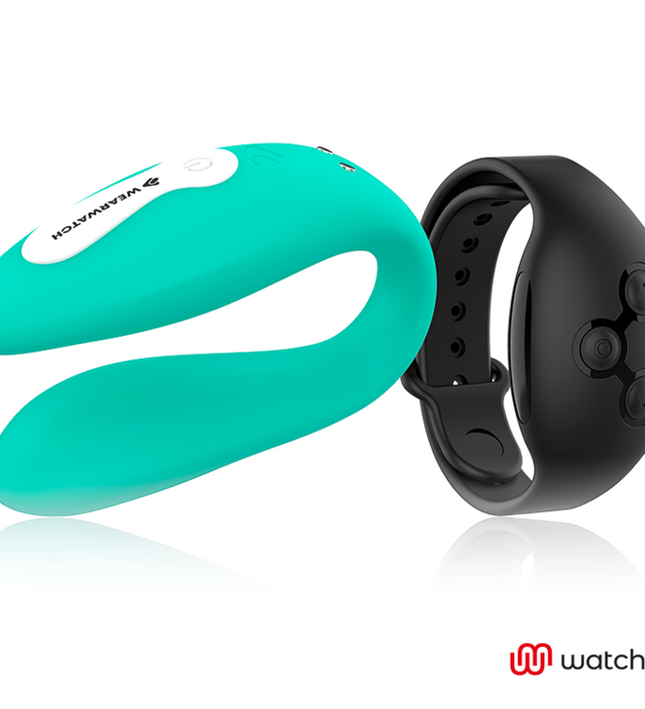 WEARWATCH - DUAL TECHNOLOGY VIBRATOR WATCHME AQUAMARINE / JET
