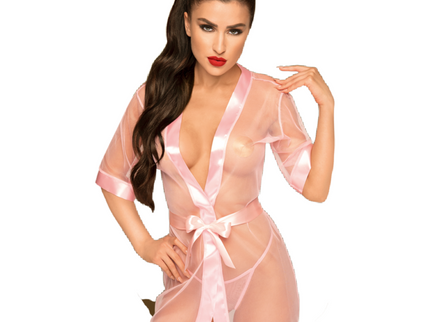 PENTHOUSE - MIDNIGHT MIRAGE PEIGNOIR PINK S/L