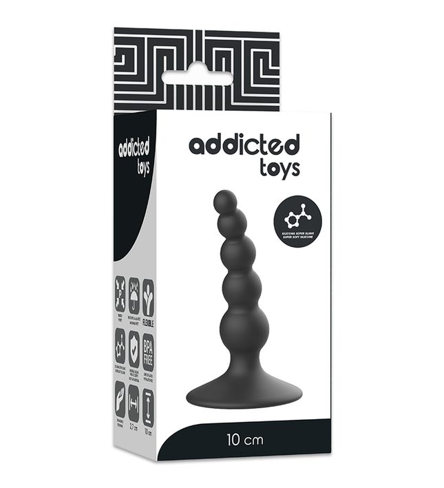 ADDICTED TOYS - ANAL SEXUAL PLUG 10 CM BLACK