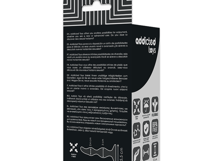 ADDICTED TOYS - ANAL SEXUAL PLUG 12 CM BLACK