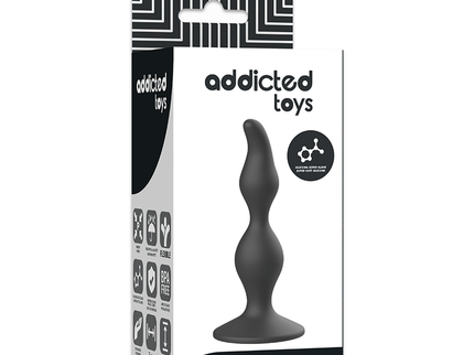 ADDICTED TOYS - ANAL SEXUAL PLUG 12 CM BLACK