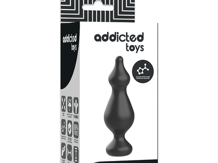 ADDICTED TOYS - ANAL SEXUAL PLUG 13.6 CM BLACK